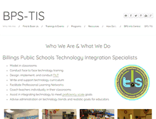 Tablet Screenshot of bpstis.org